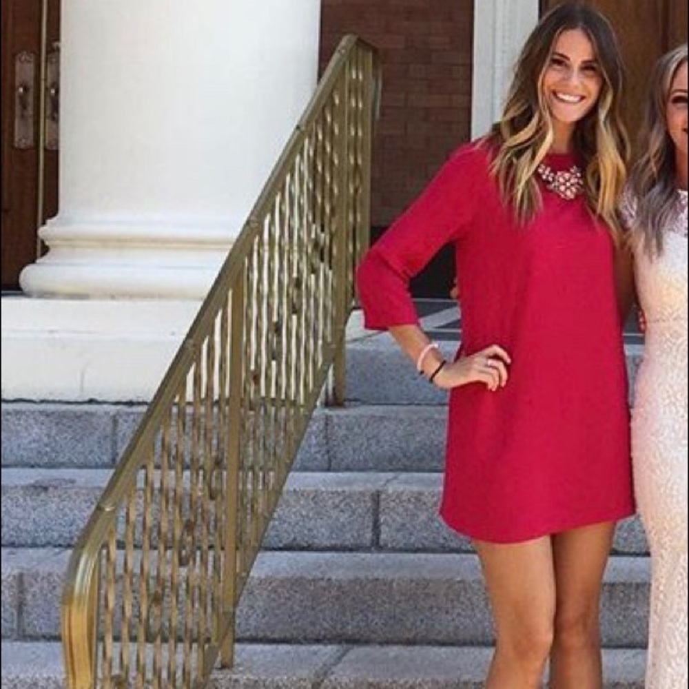 Leith Pink Shift Dress